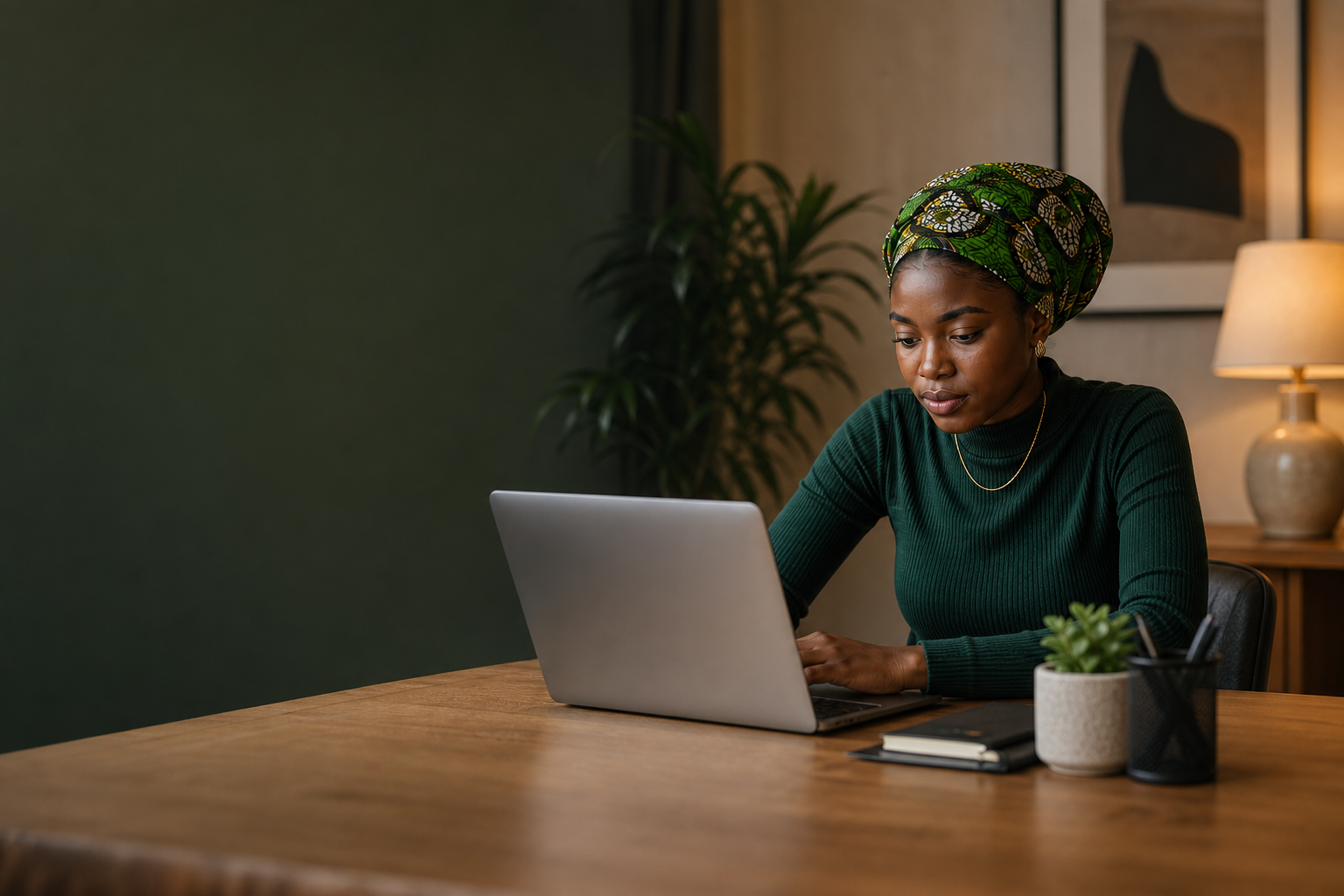 A professional exploring job opportunities on a laptop